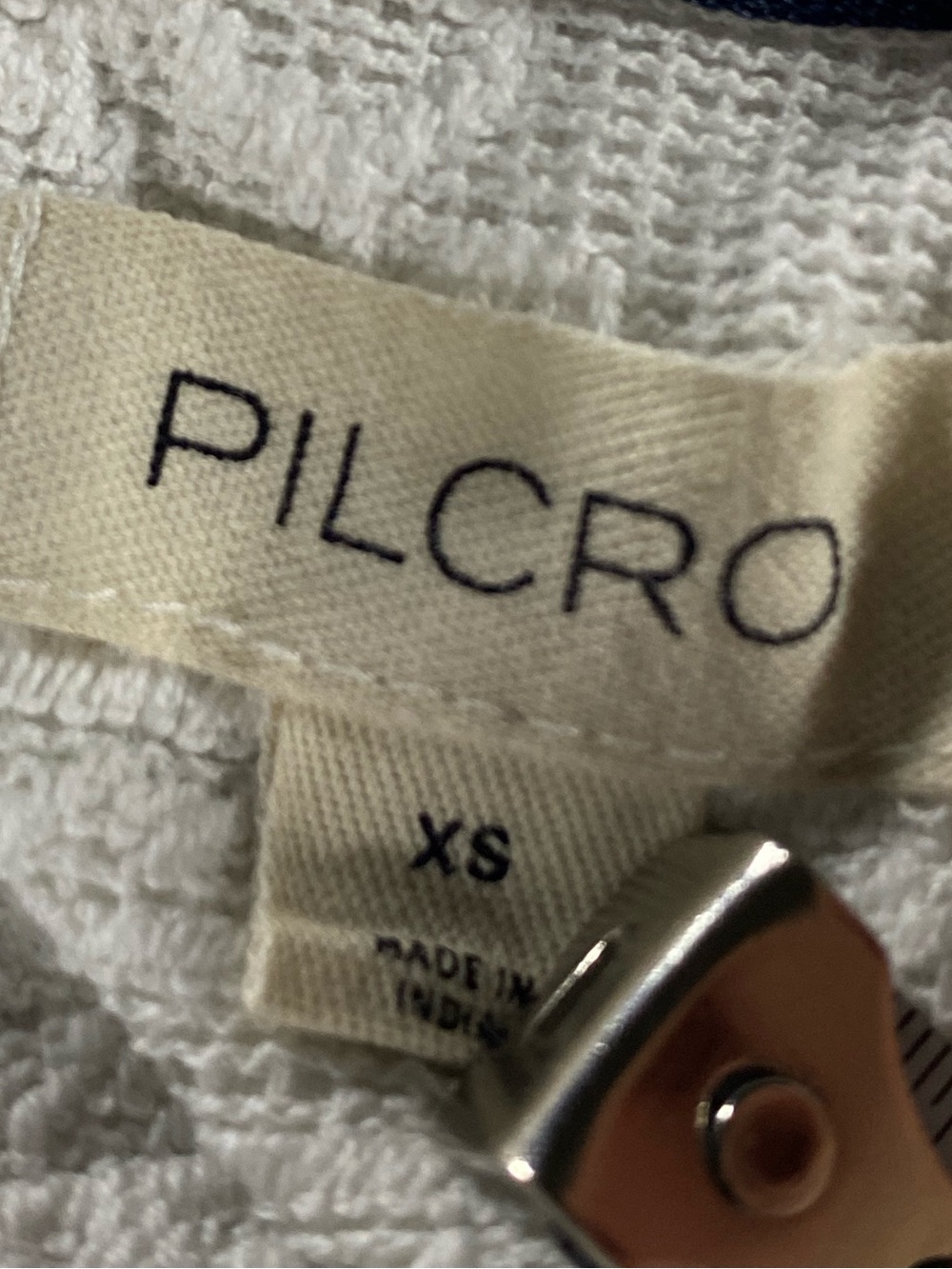Pilcro Lace XS Button-Down Blouse Ivory Boho Shirt Top Peasant Cottagecore - Picture 5 of 8